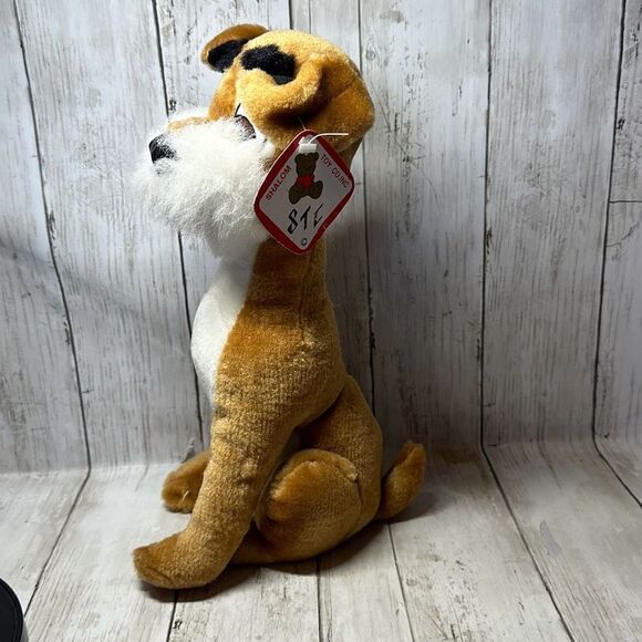 Shalom Toy Co Vintage 13-14 Inch Tramp Look Brown Dog RARE - Picture 5 of 9